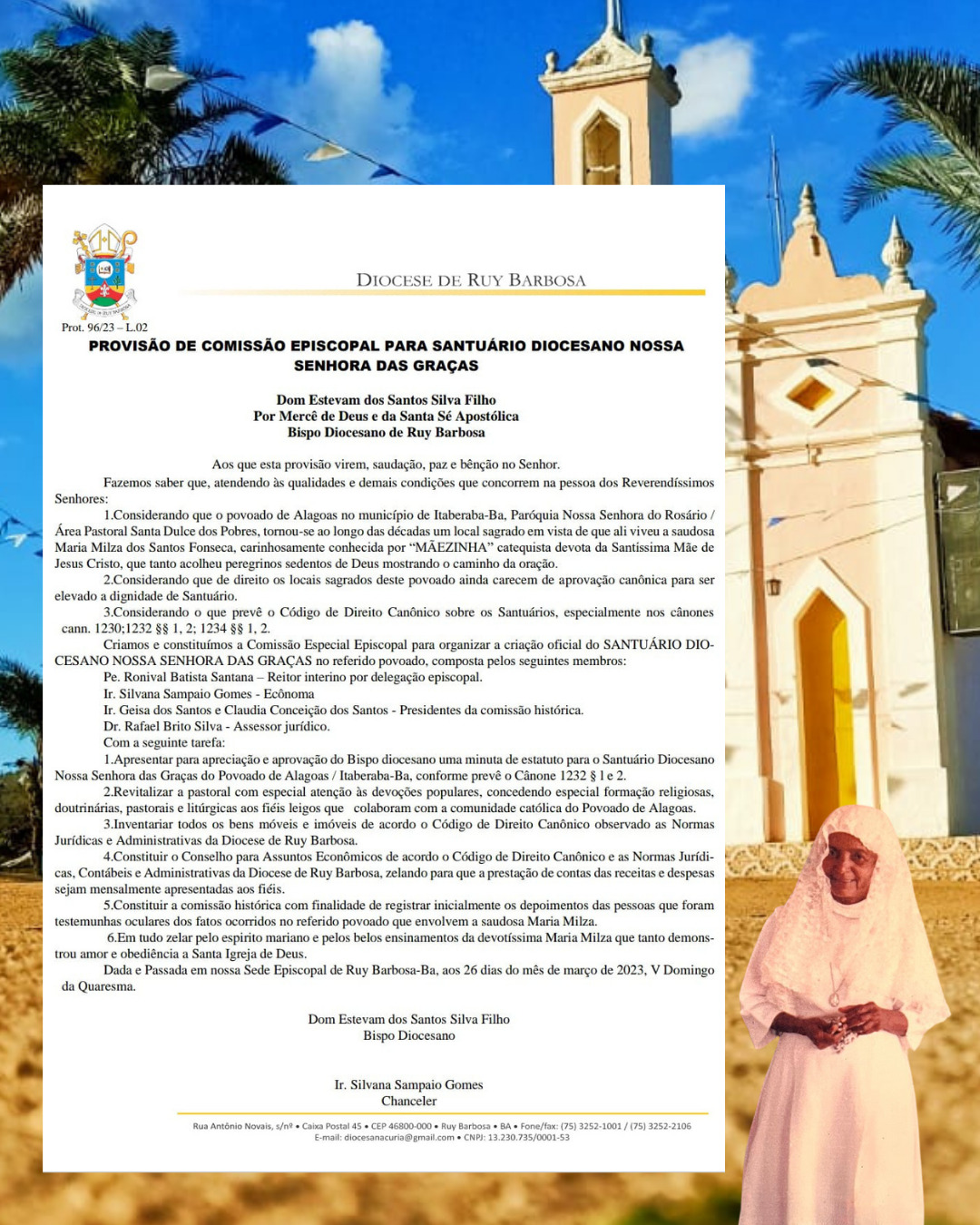 Provisão da Comissão do Santuário